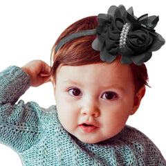 Baby Headband for Baby Hair Accessories for infant (Black)