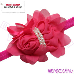 Baby Headband for Baby Hair Accessories for infant (Dark Pink)