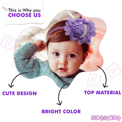 Baby Headband for Baby Hair Accessories for infant (Purple)