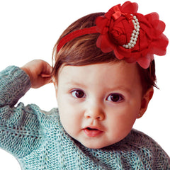 Baby Headband for Baby Hair Accessories for infant (Red)