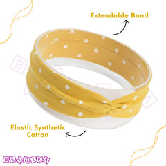 Baby Headband for Baby Hair Accessories for infant (Yellow)