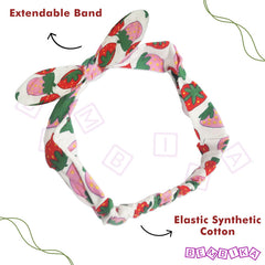 Baby Headband for Baby Hair Accessories for infant (Red)