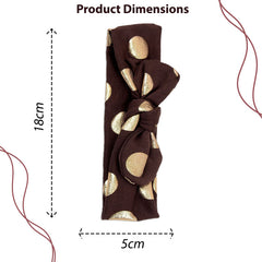 Baby Headband for Baby Hair Accessories for infant (Brown)