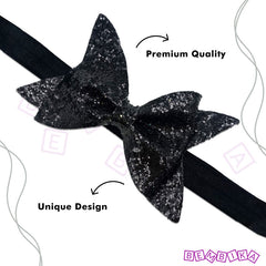 Baby Headband for Baby Hair Accessories for infant (Black)
