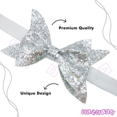 Baby Headband for Baby Hair Accessories for infant (Silver)