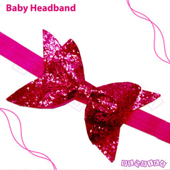 Baby Headband for Baby Hair Accessories for infant (Dark Pink)