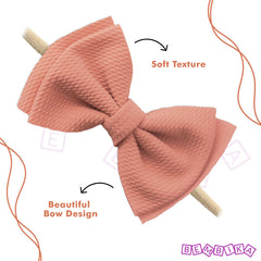 Baby Headband for Baby Hair Accessories for infant (Peach)