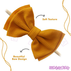 Baby Headband for Baby Hair Accessories for infant (Yellow)