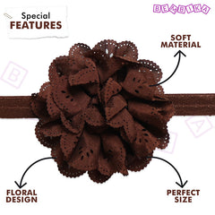 Baby Headband for Baby Hair Accessories for infant (Brown)
