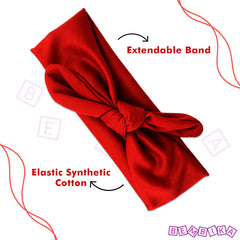 Baby Headband for Baby Hair Accessories for infant (Red)