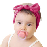 Baby Headband for Baby Hair Accessories for infant (Dark Pink)