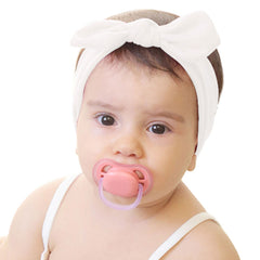 Baby Headband for Baby Hair Accessories for infant (White)
