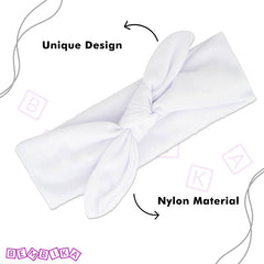 Baby Headband for Baby Hair Accessories for infant (White)