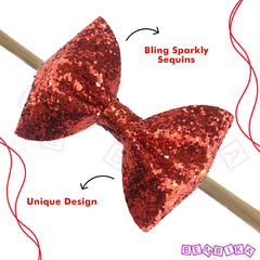 Baby Headband for Baby Hair Accessories for infant (Red)