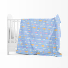 Baby Essential Multipurpose Blanket for Baby (Blue)