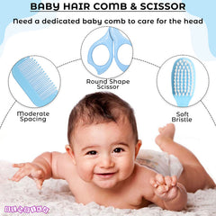 Baby Nail Cutter Grooming Kit for New Born Kids (Blue)