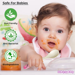 Baby Feeding Essential Baby Dinner Set Infant Training Eating Utensils-Butterfly