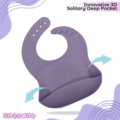 Baby Feeding Essential Baby Dinner Set Infant Training Eating Utensils-Purple