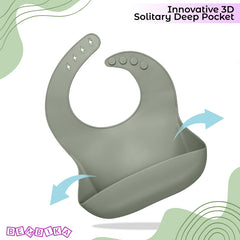 Baby Feeding Essential Baby Dinner Set Infant Training Eating Utensils-Sage