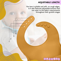 Baby Feeding Essential Baby Dinner Set Infant Training Eating Utensils-Yellow