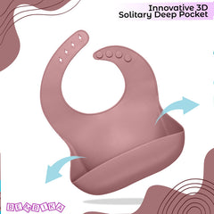 Baby Feeding Essential Baby Dinner Set Infant Training Eating Utensils-Rosewood