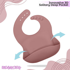 Baby Feeding Essential Baby Dinner Set Infant Training Eating Utensils-Pink