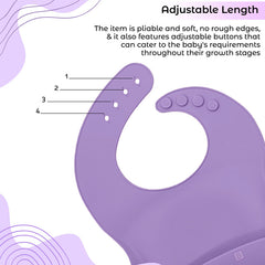 Baby Feeding Essential Baby Dinner Set Infant Training Eating Utensils-Purple