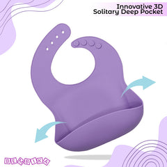 Baby Feeding Essential Baby Dinner Set Infant Training Eating Utensils-Purple