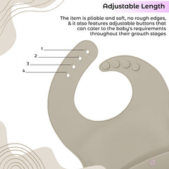 Baby Feeding Essential Baby Dinner Set Infant Training Eating Utensils-Beige