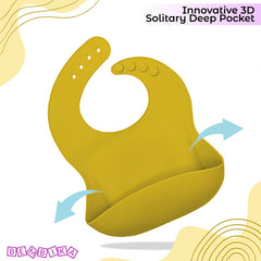 Baby Feeding Essential Baby Dinner Set Infant Training Eating Utensils-Yellow