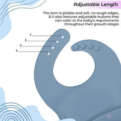 Baby Feeding Essential Baby Dinner Set Infant Training Eating Utensils-Blue