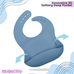 Baby Feeding Essential Baby Dinner Set Infant Training Eating Utensils-Blue