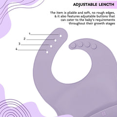 Baby Feeding Essential Baby Dinner Set Infant Training Eating Utensils-Purple