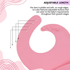 Baby Feeding Essential Baby Dinner Set Infant Training Eating Utensils-Pink