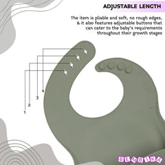 Baby Feeding Essential Baby Dinner Set Infant Training Eating Utensils-Sage