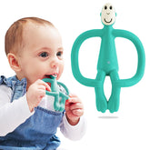 BPA Free Silicone Teething Toy for Baby (Teal)