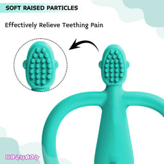 BPA Free Silicone Teething Toy for Baby (Teal)