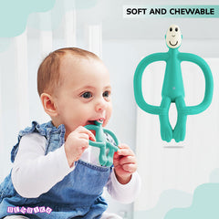 BPA Free Silicone Teething Toy for Baby (Teal)