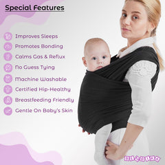 Baby Essential Hands Free Baby Carrier for Toddler (Black)