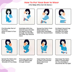 Baby Essential Hands Free Baby Carrier for Toddler (Blue)