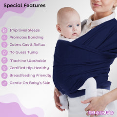 Baby Essential Hands Free Baby Carrier for Toddler (Blue)
