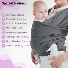 Baby Essential Hands Free Baby Carrier for Toddler (Grey)