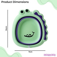 Multipurpose Baby Essential Wash Basin for Baby (Green)