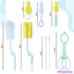 Silicone Baby Milk Bottle Cleaning Brush (Sky)