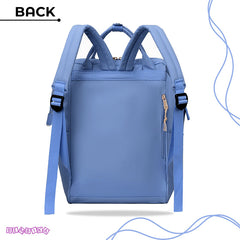 Easy to Carry Diaper Bag for Mother (Blue With Teddy)
