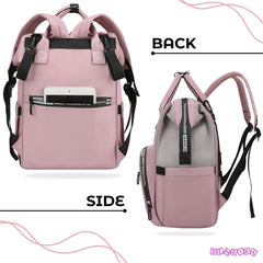 Easy to Carry Diaper Bag for Mother (Professional Grey Pink)