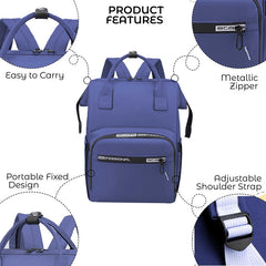 Easy to Carry Diaper Bag for Mother (Professional Blue)