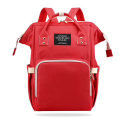Easy to Carry Diaper Bag for Mother (Plain Red)