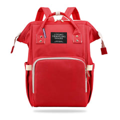 Easy to Carry Diaper Bag for Mother (Plain Red)