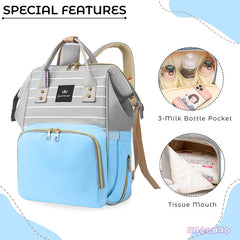 Easy to Carry Diaper Bag for Mother (Horizontal Lining Sky)